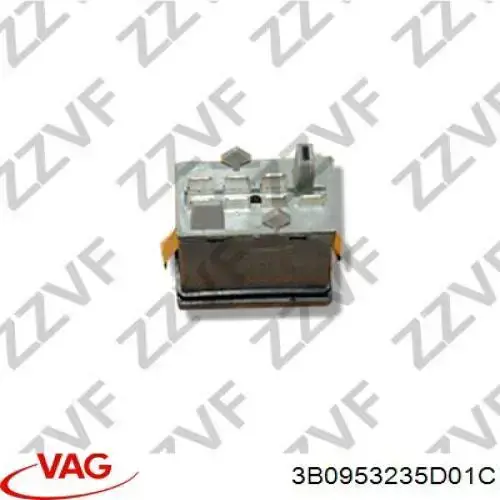 Boton de luz de emergencía 3B0953235D01C VAG