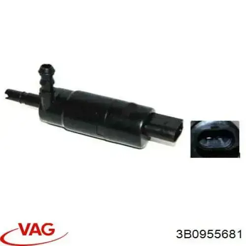 Bomba-motor de lavafaros 3B0955681 VAG