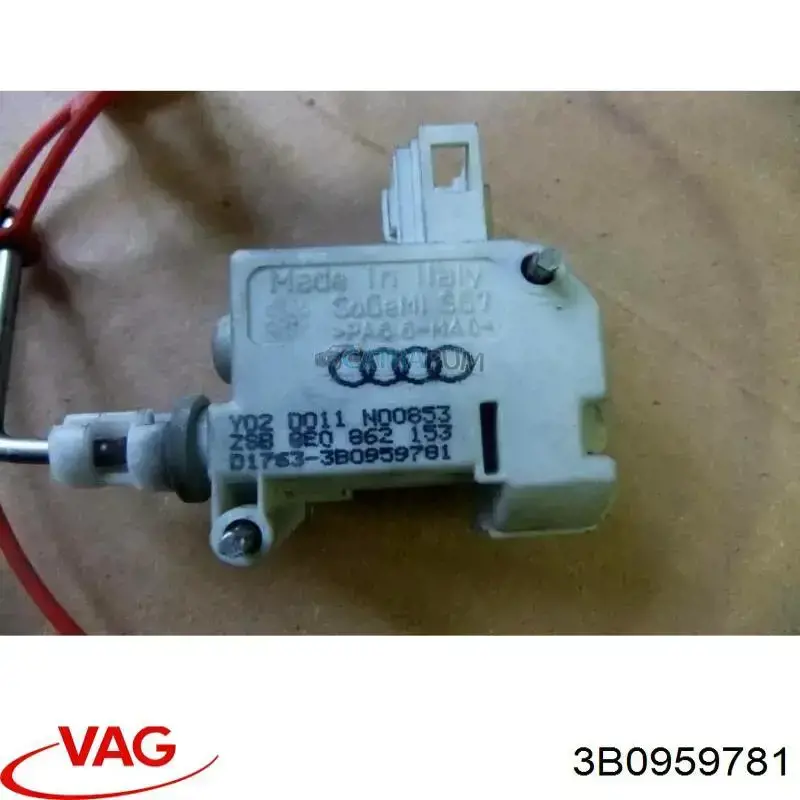 Motor de apertura/cierre del cierre del maletero (puerta trasera 3/5) VAG 3B0959781 precio, desde 24,17 EUR