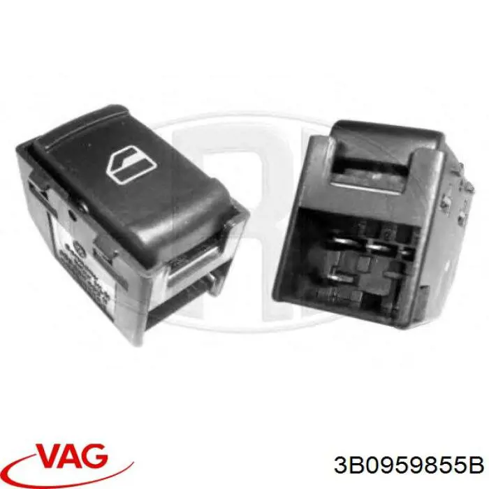 Botón de encendido del motor del elevalunas trasero 3B0959855B VAG