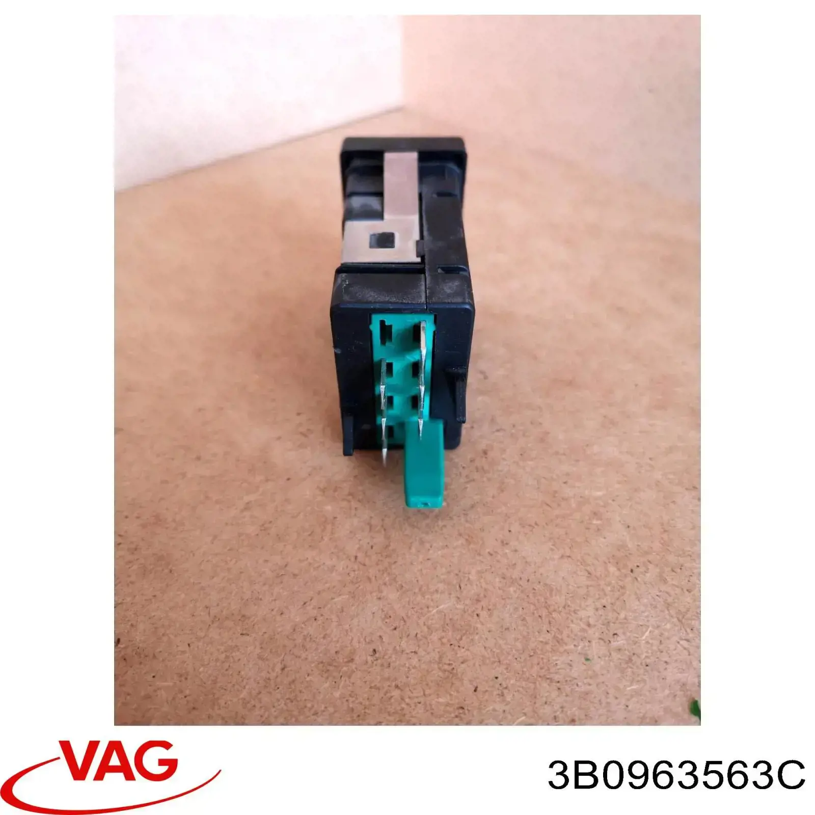 3B0963563C VAG boton de encendido de calefaccion del asiento