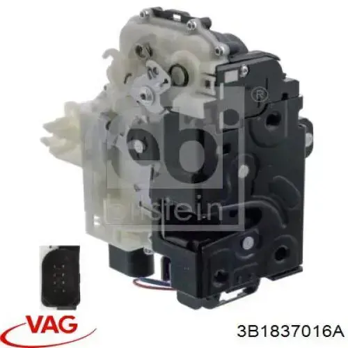Comprar 3B1837016A VAG Cerradura de puerta delantera derecha