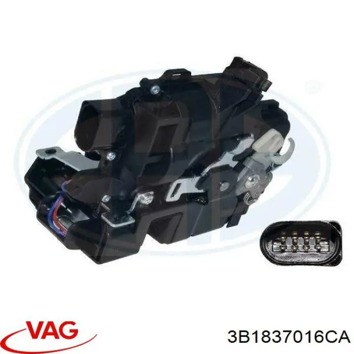 Cerradura de puerta delantera derecha 3B1837016CA VAG