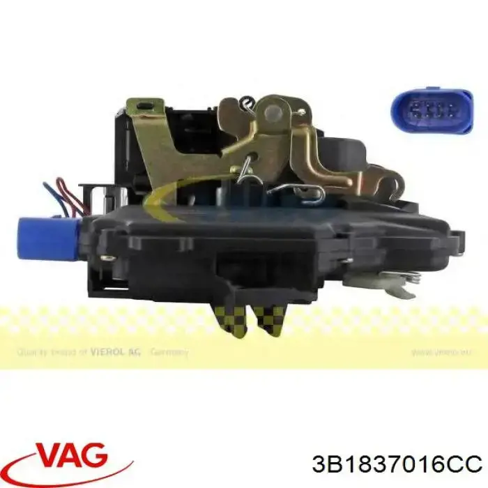 Cerradura delantera derecha VAG 3B1837016CC