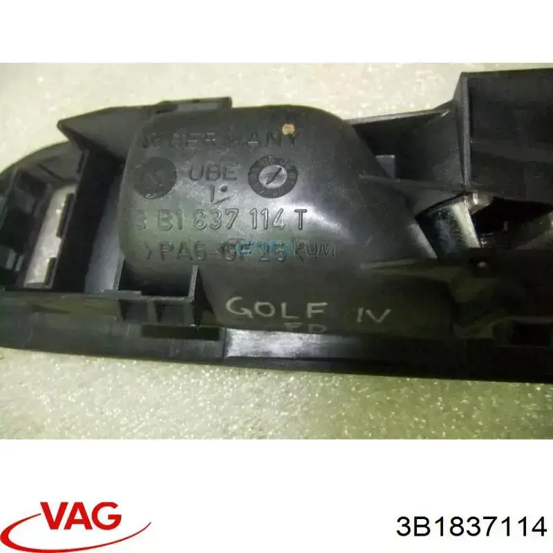 Manija interior de puerta delantera derecha VAG 3B1837114T