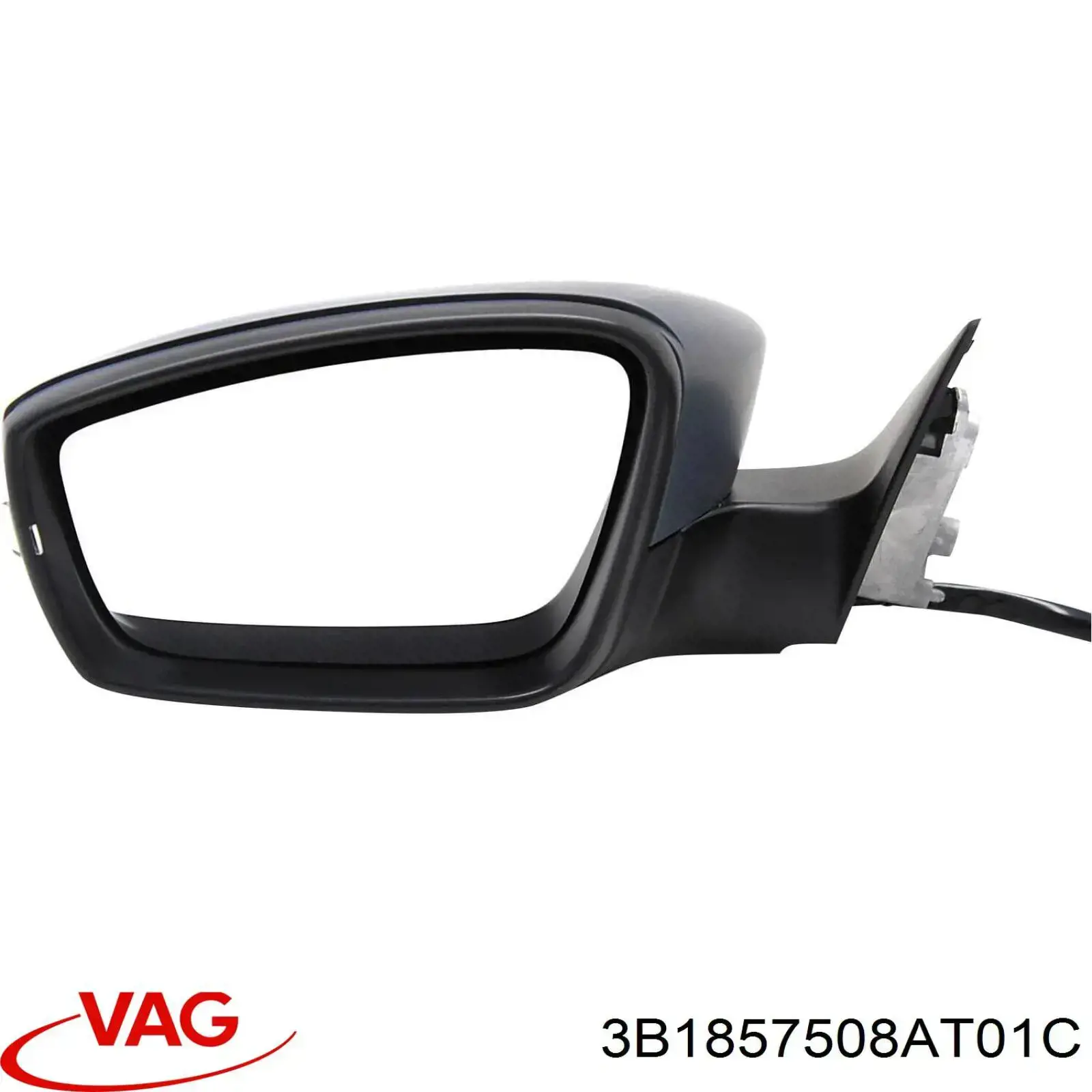 Espejo de retrovisor derecho 3B1857508AT01C VAG
