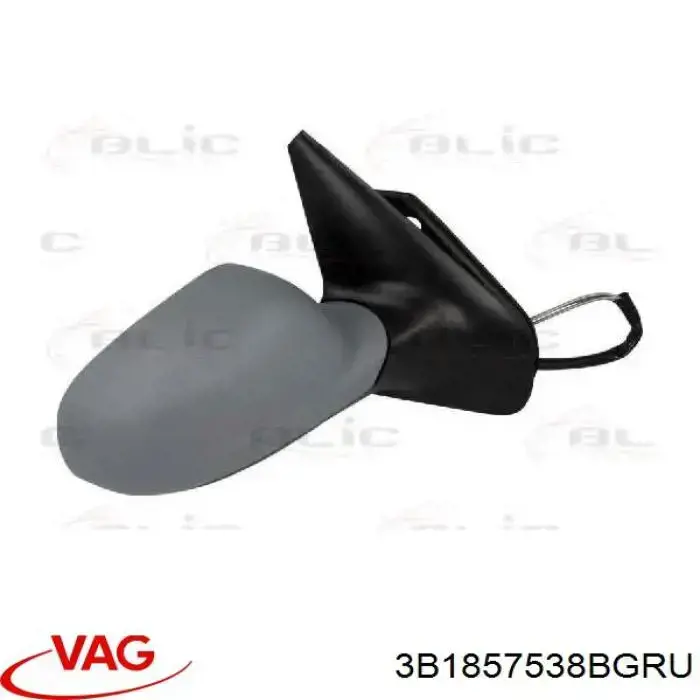 Cubierta De Espejo Retrovisor Derecho 3B1857538BGRU VAG