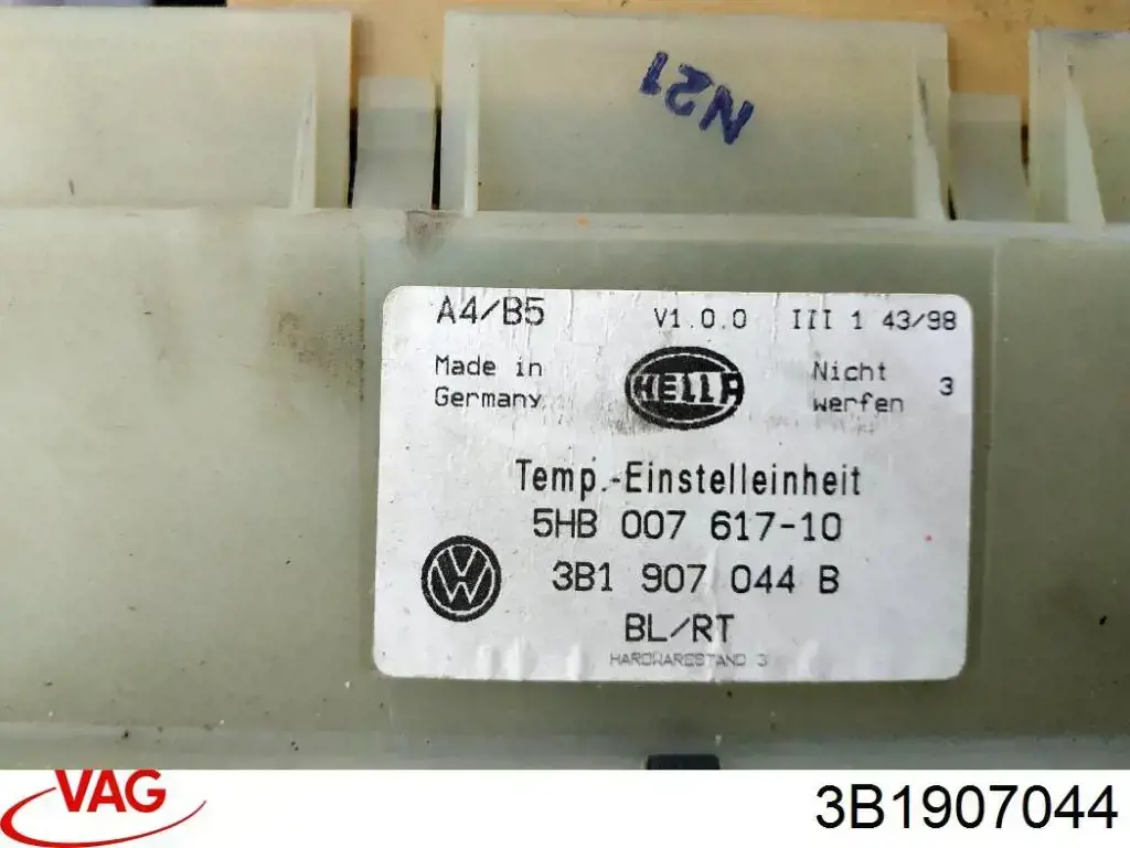 Unidad de control, calefacción/ventilacion para Volkswagen Bora (1J6)