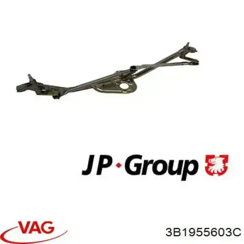 Varilla de limpiaparabrisas 3B1955603C VAG