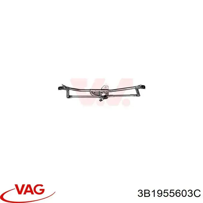 Trapezio del limpiaparabrisas VAG 3B1955603C