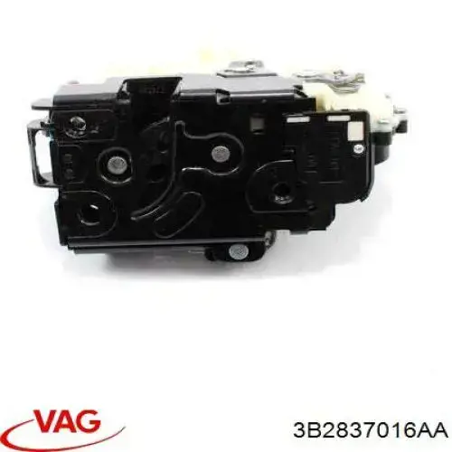 3B2837016AA VAG Cerradura de puerta delantera derecha