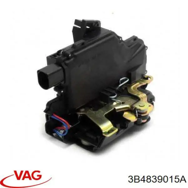 3B4839015A VAG Cerradura de puerta trasera izquierda