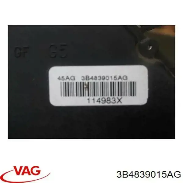 Cerradura de puerta trasera izquierda 3B4839015AG VAG