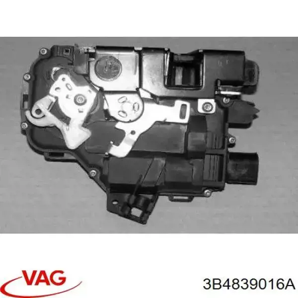 Cerradura de la puerta trasera derecha 3B4839016A VAG