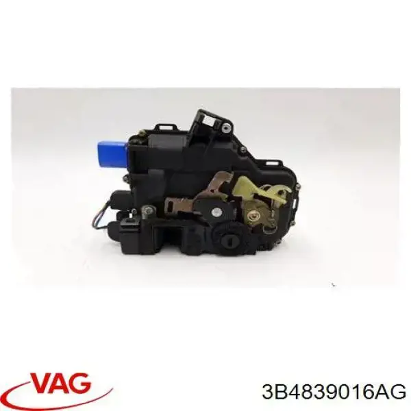 Cerradura de la puerta trasera derecha 3B4839016AG VAG