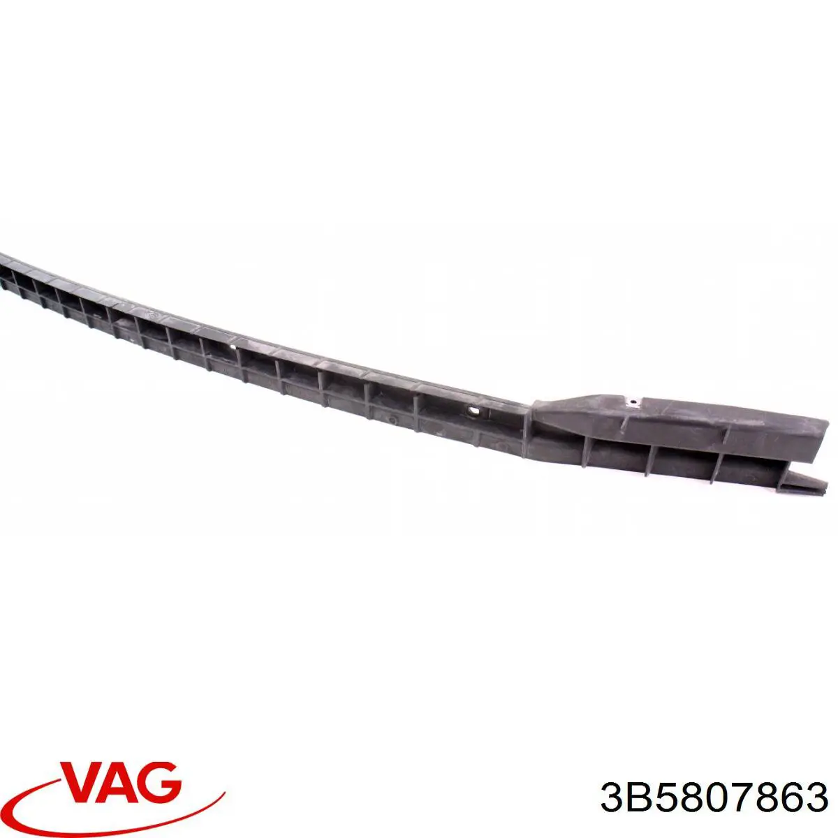 3B5807863 VAG Soporte de parachoques trasero izquierdo