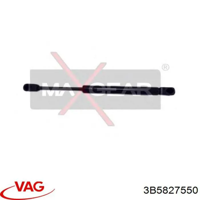 Muelle neumatico maletero VAG 3B5827550