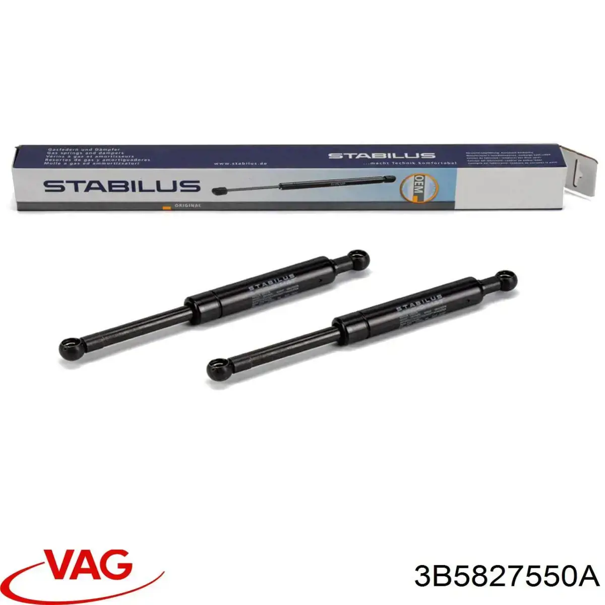 Amortiguador maletero 3B5827550A VAG