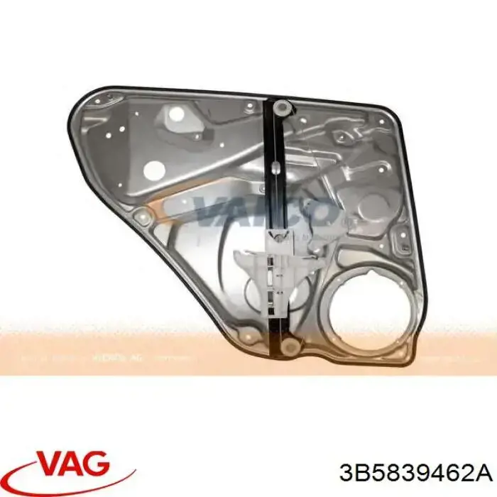 Comprar 3B5839462A VAG Mecanismo de elevalunas de la puerta trasera derecha