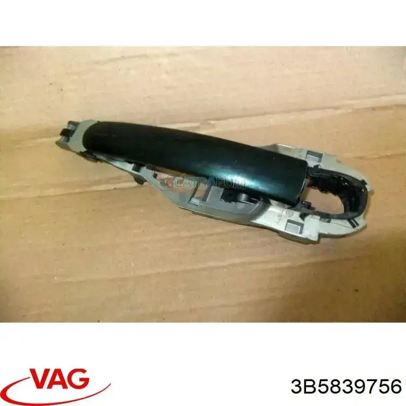 Mecanismo de elevalunas de la puerta trasera derecha 3B5839756 VAG