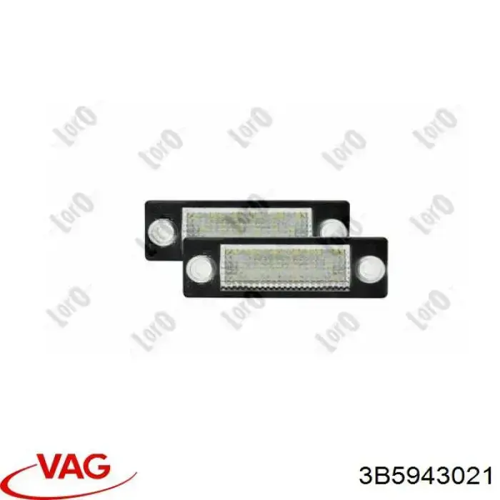 Luces LED de matricula Alkar 2401118