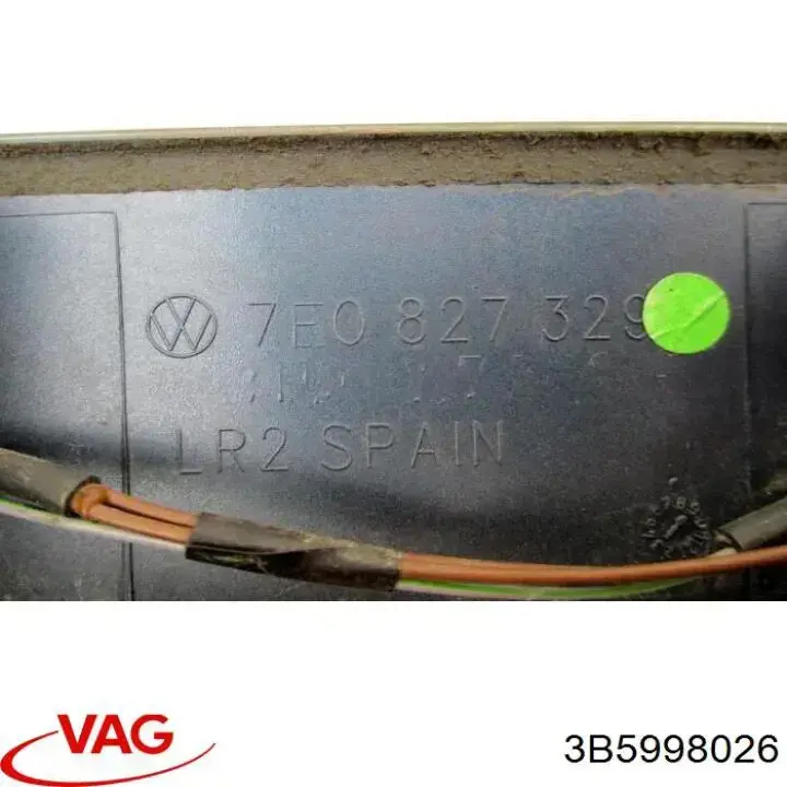 Comprar 3B5998026 VAG Luz matricula