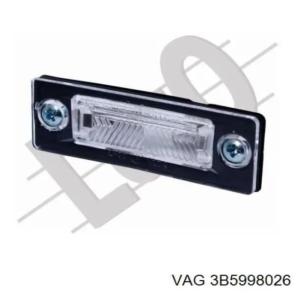 Luz matricula 3B5998026 VAG