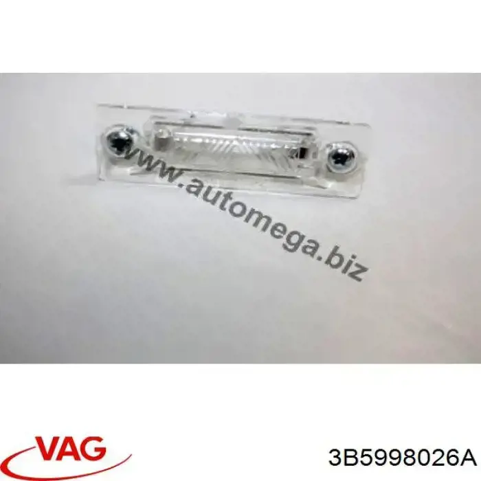 Lampara de matricula VAG 3B5998026A precio, desde 11,31 EUR