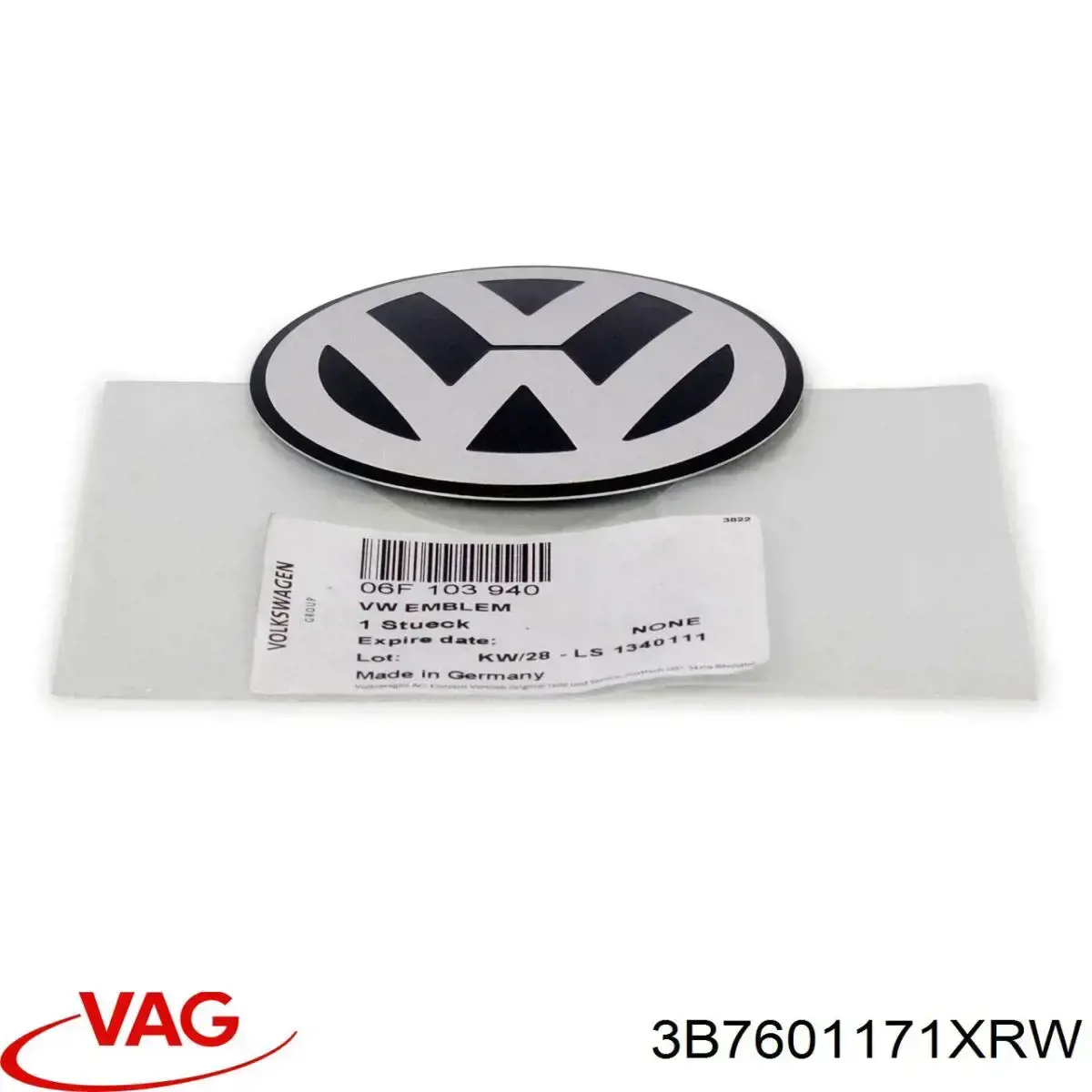 Comprar 3B7601171XRW VAG Tapa de rueda