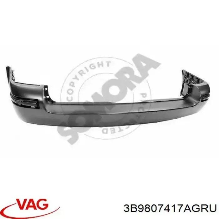 Paragolpes VAG 3B9807417AGRU precio, desde 177,77 EUR