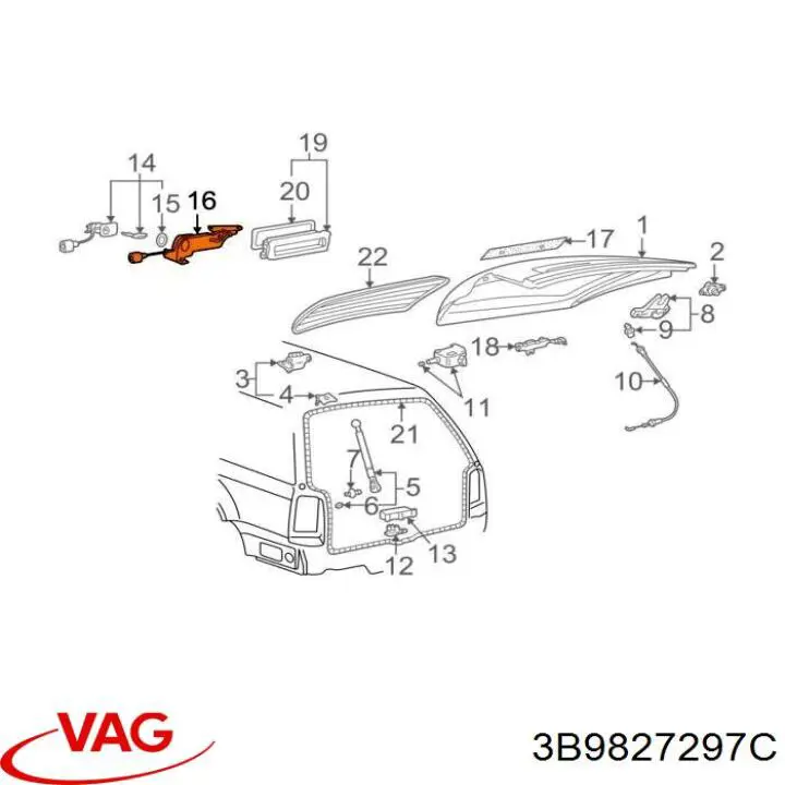 3B9827297C VAG 