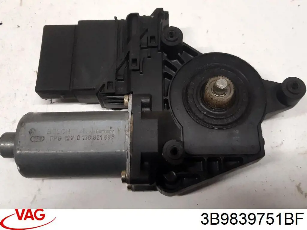 3B9839751BF VAG motor eléctrico, elevalunas, puerta trasera izquierda