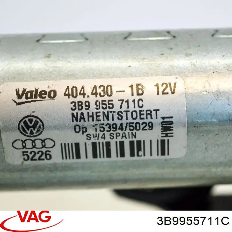 Comprar 3B9955711C VAG Motor limpiaparabrisas, trasera