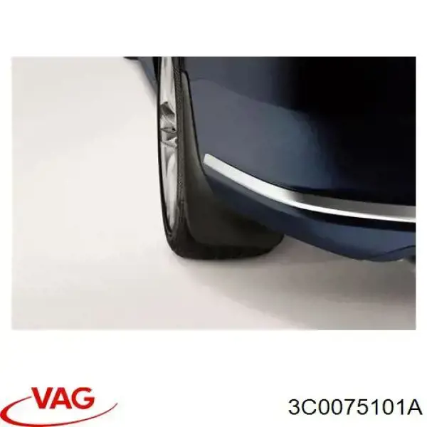Kit de faldillas guardabarro traseros para Volkswagen Passat (B7, 362)