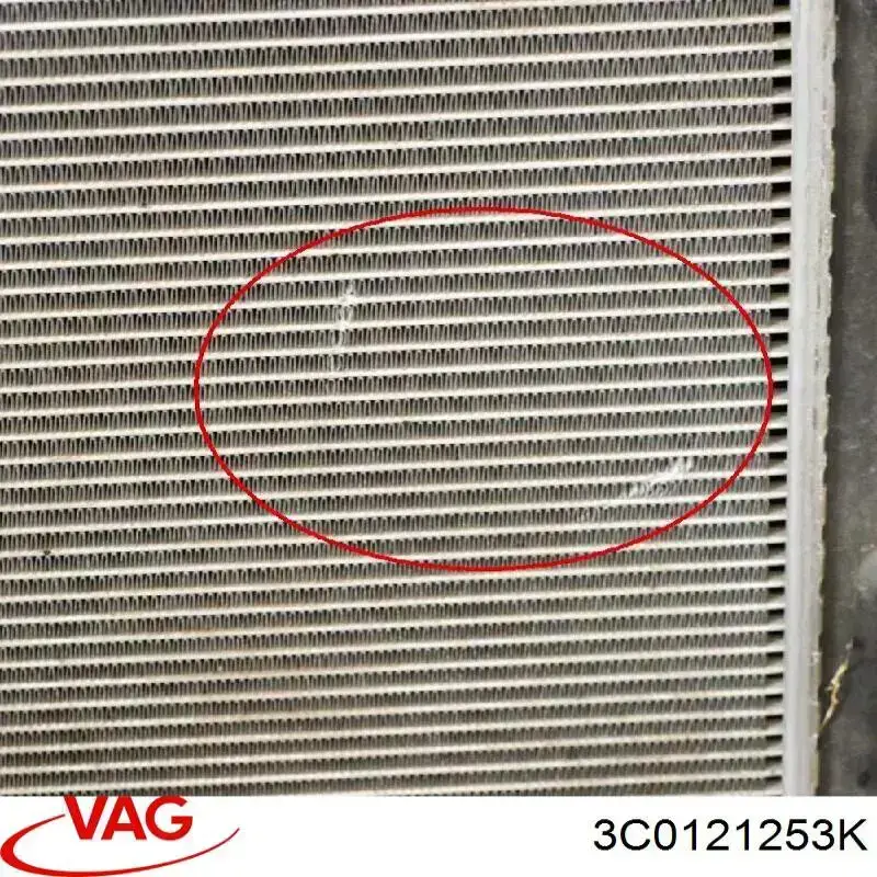 Radiador 3C0121253K VAG