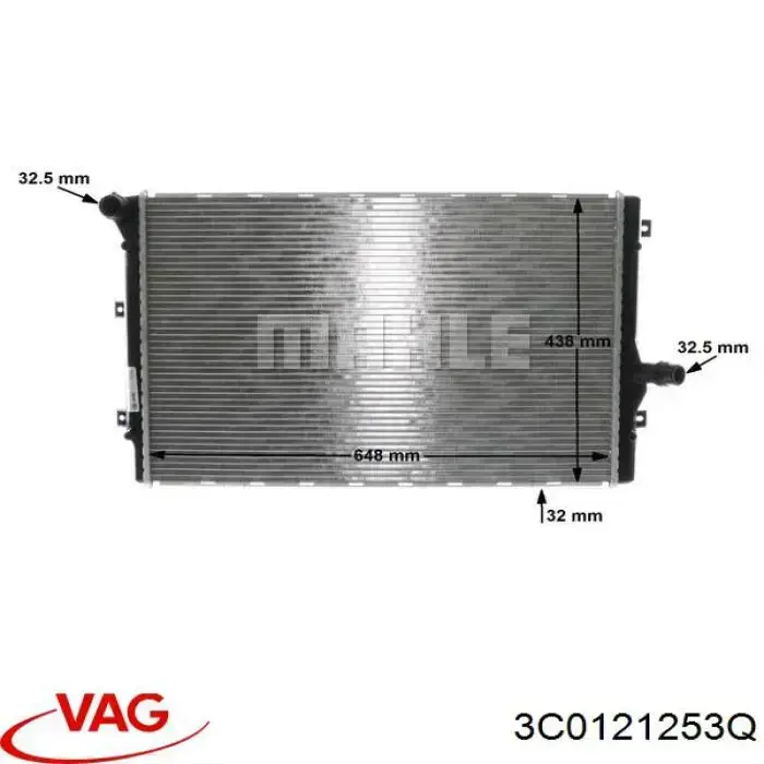 Comprar 3C0121253Q VAG Radiador de auto