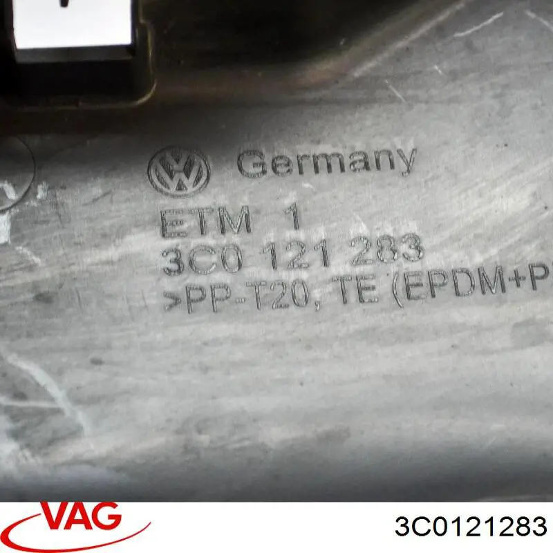 Deflector de aire del radiador izquierdo VAG 3C0121283