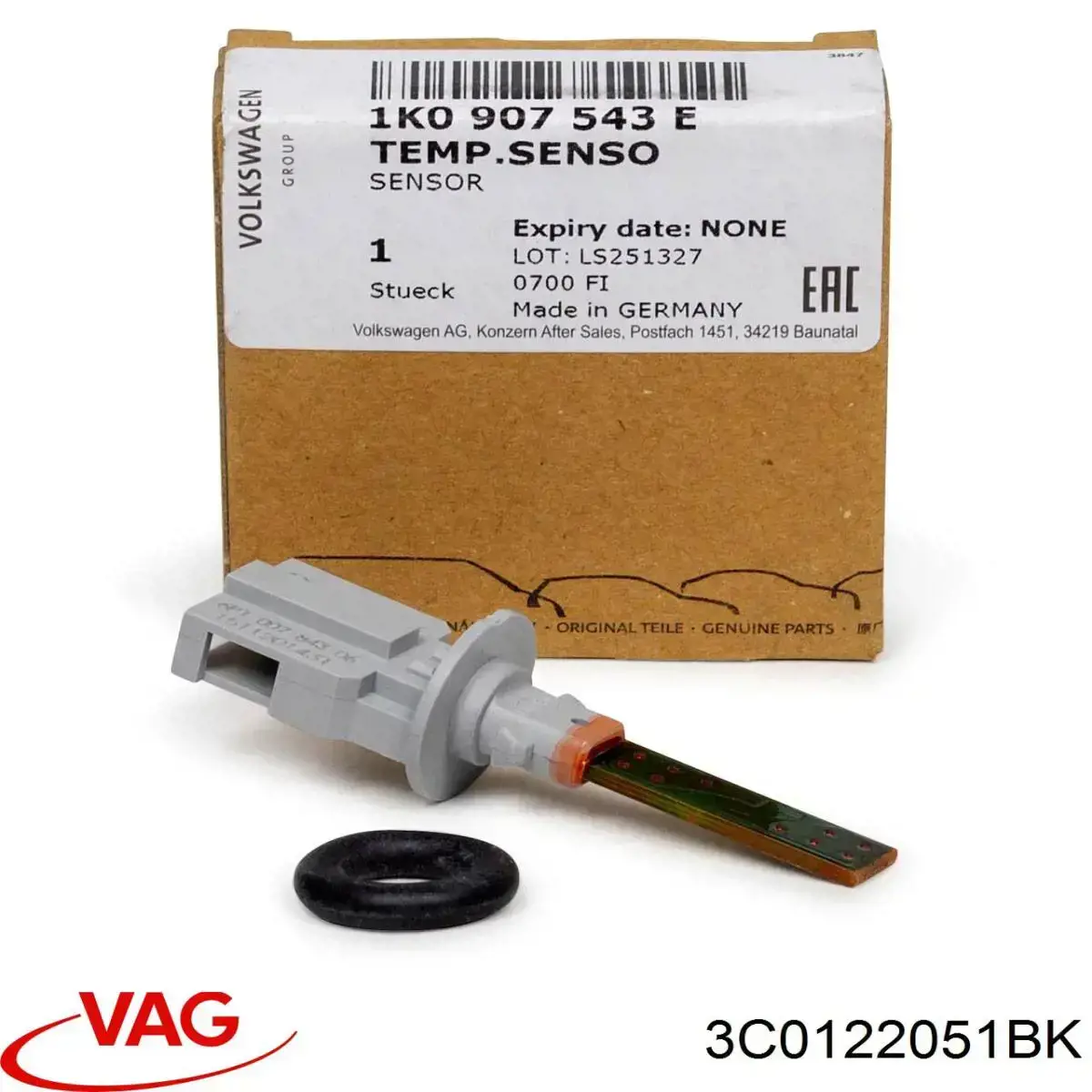 3C0122051BK VAG Manguera inferior del radiador