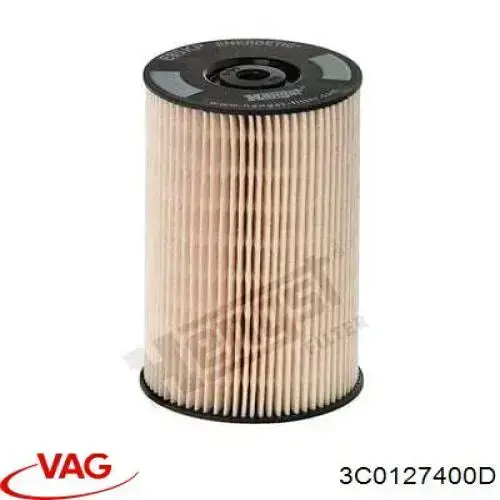 Caja del filtro de combustible 3C0127400D VAG