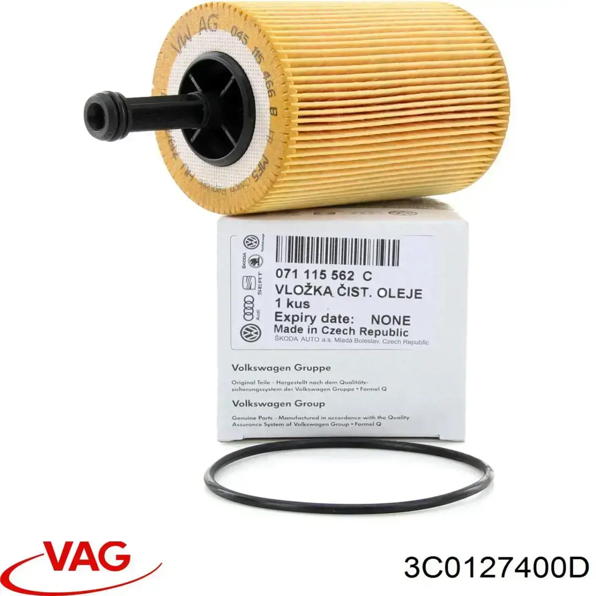Caja filtros de combustible VAG 3C0127400D