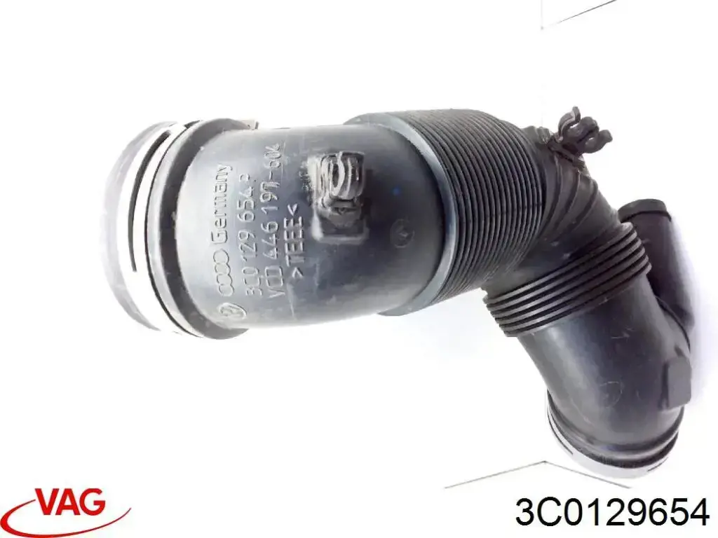 Manguito de aire del medidor de masa de aire VAG 3C0129654