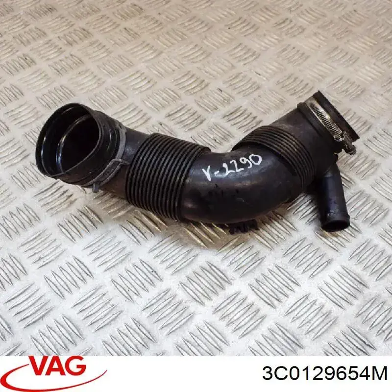 Conducto de aire, salida del filtro de aire VAG 3C0129654M