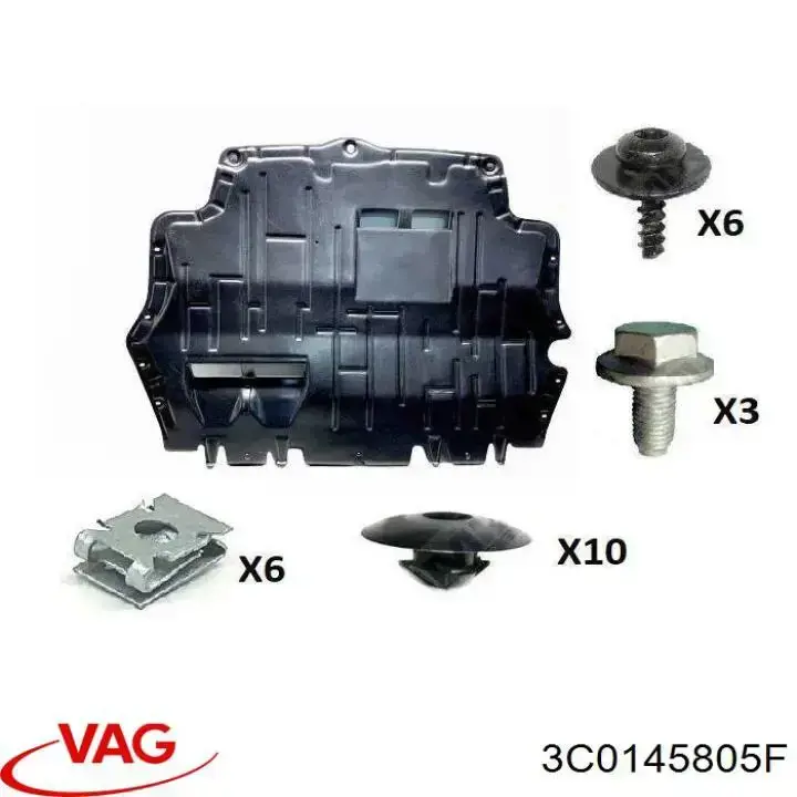 3C0145805F VAG Radiador de intercooler