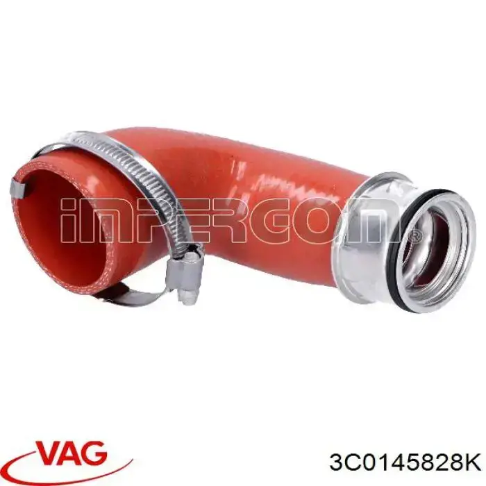 Tubo de salida de aire del turbocompresor 3C0145828K VAG