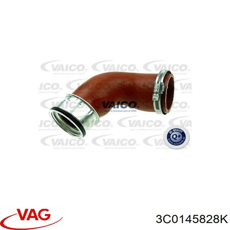 3C0145828K VAG Tubo de salida de aire del turbocompresor