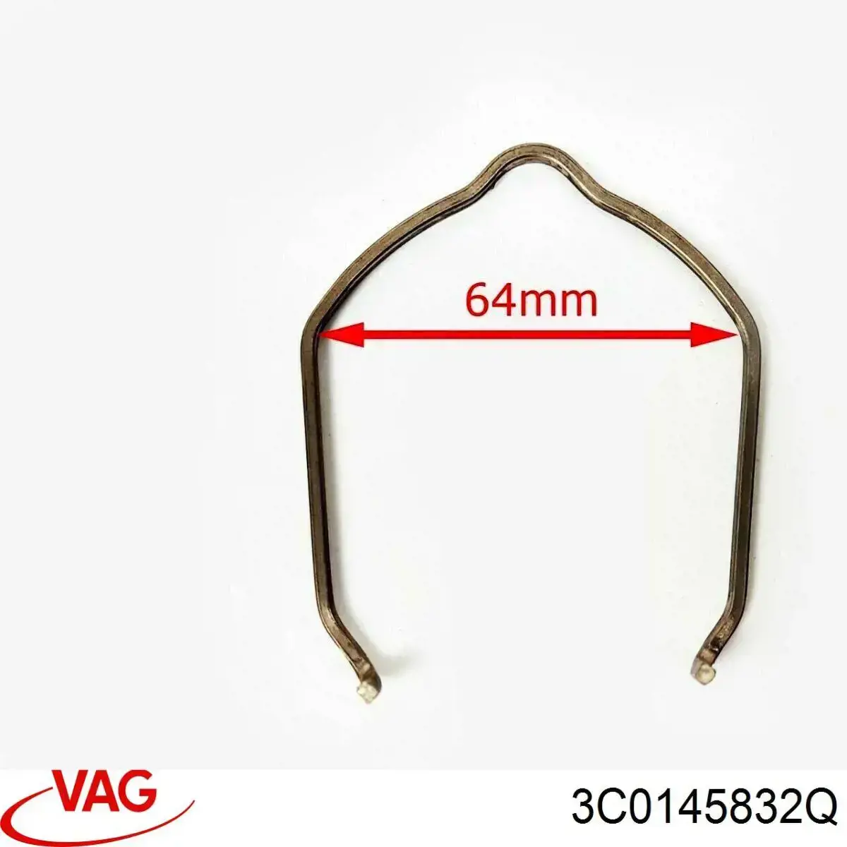 3C0145832Q VAG tubo flexible de aire de sobrealimentación derecho