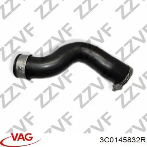 Tubo flexible de aire de sobrealimentación VAG 3C0145832R