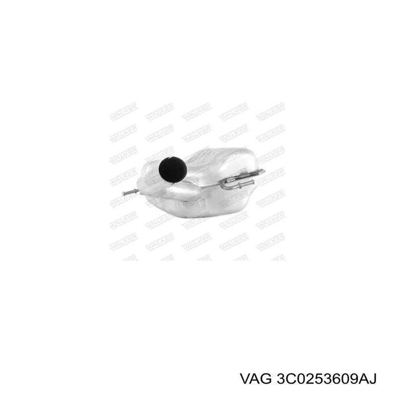 Silenciador trasero 25104 VAG