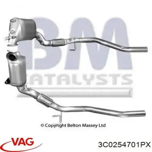 Catalizador VAG 3C0254701PX precio, desde 2779,32 EUR
