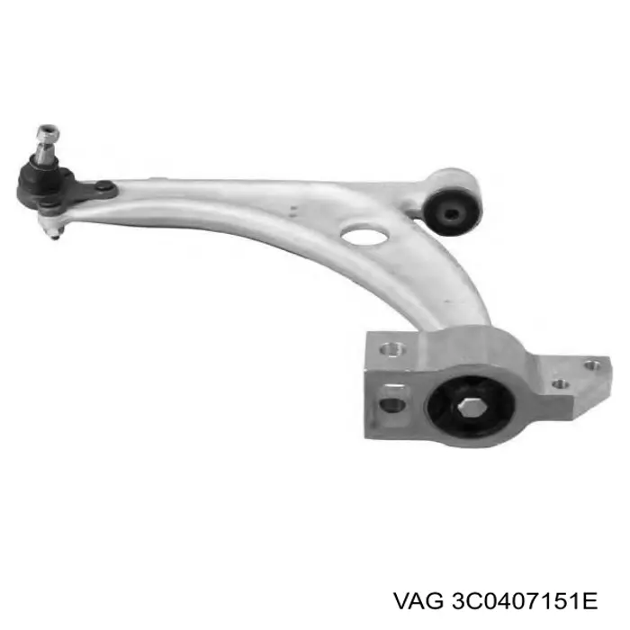 Brazo inferior izquierdo/derecho de suspensión delantera 3C0407151E VAG